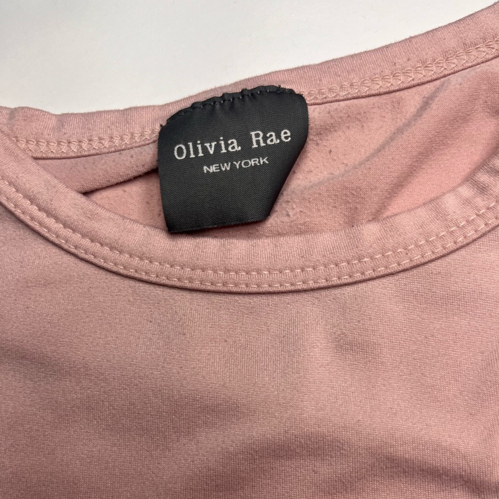 Olivia Rae New york, light pink top, size small